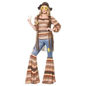 Smiffys Womens/Ladies Harmony Hippie Costume / Multicolored